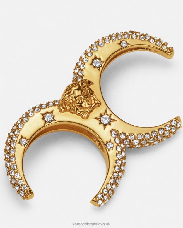 príslušenstvo X8X8P734 Versace manžetové prstene z krištáľovej galaxie zlato ženy