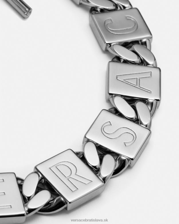 príslušenstvo X8X8P737 Versace dlaždicový náramok striebro ženy