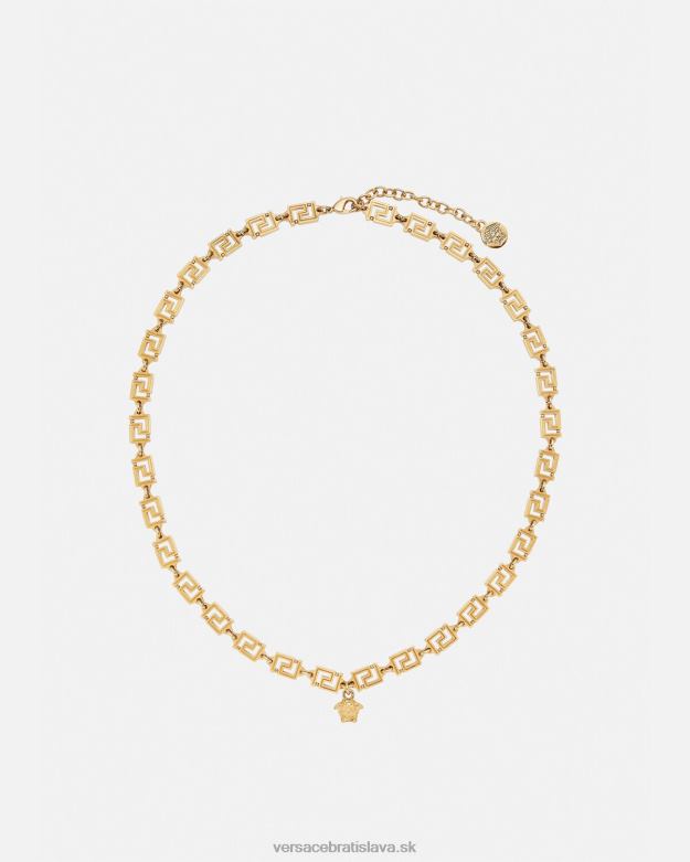 príslušenstvo X8X8P744 Versace náhrdelník medusa greca zlato ženy