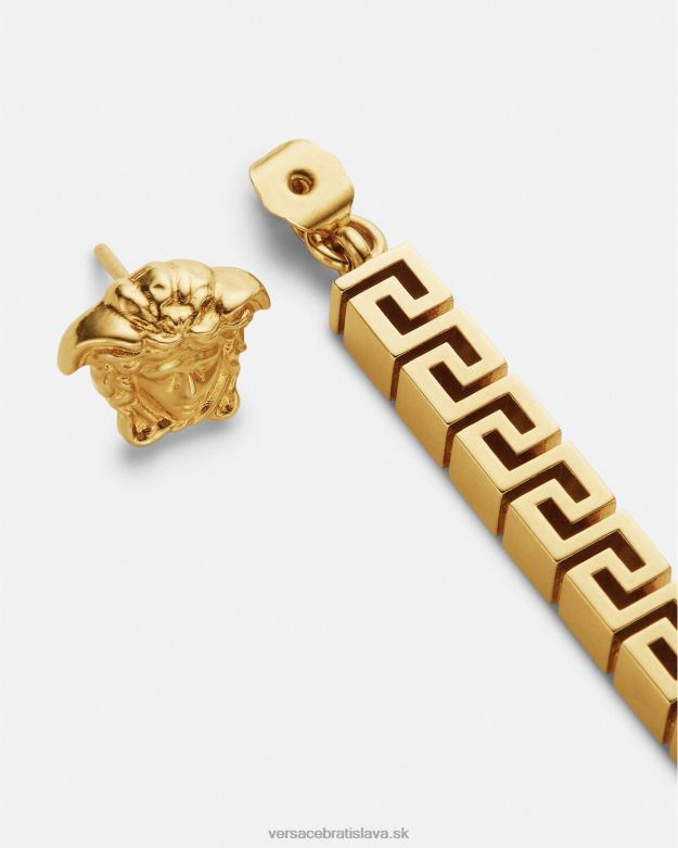 príslušenstvo X8X8P748 Versace visiace náušnice la medusa greca zlato ženy
