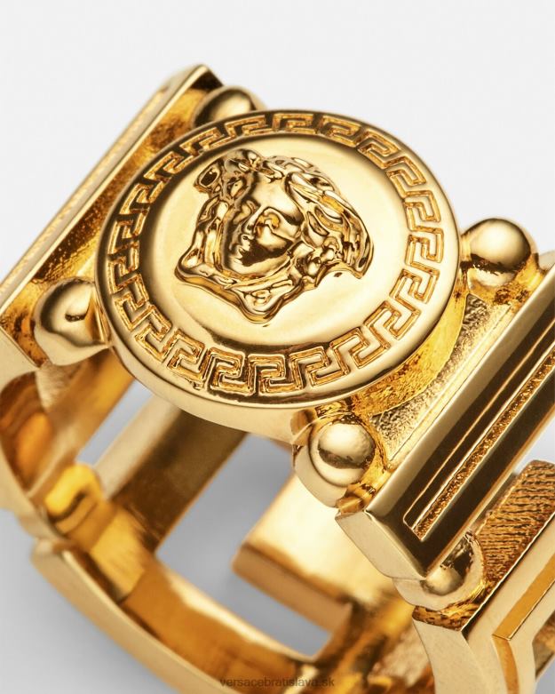 príslušenstvo X8X8P751 Versace prsteň medusa greca zlato ženy