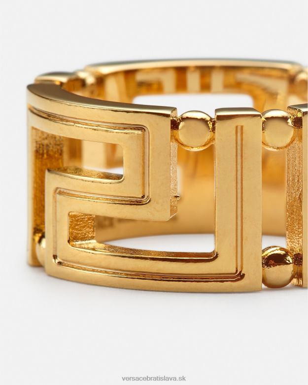 príslušenstvo X8X8P752 Versace grécky prsteň teplé zlato ženy