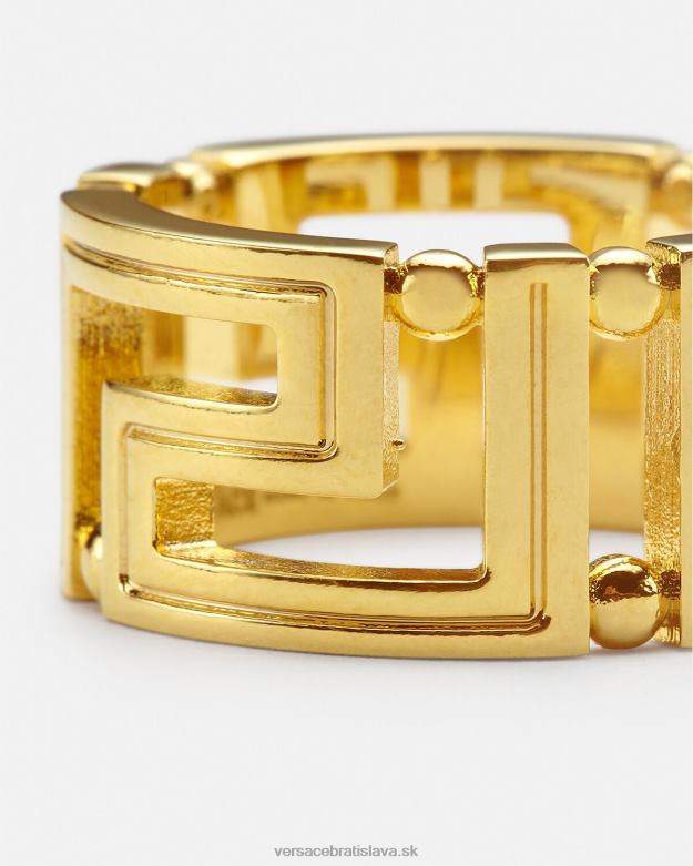 príslušenstvo X8X8P753 Versace grécky prsteň zlato ženy