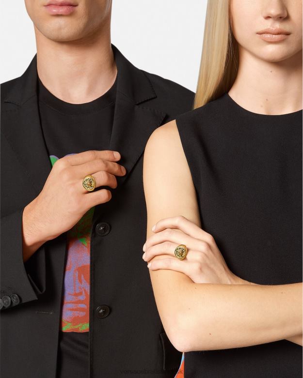 príslušenstvo X8X8P763 Versace prsteň la greca medusa zlato ženy