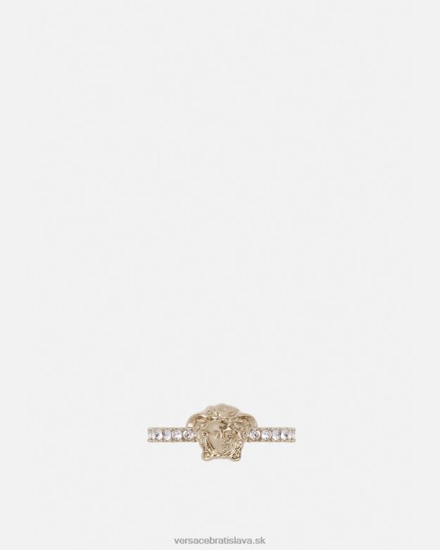 príslušenstvo X8X8P782 Versace krištáľový prsteň la medúza zlato ženy