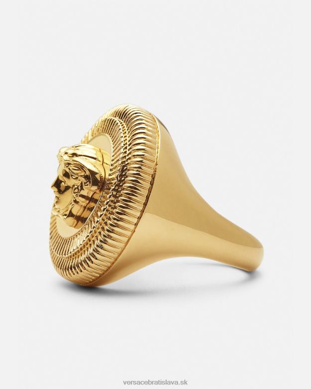 príslušenstvo X8X8P783 Versace prsteň medusa biggie zlato ženy