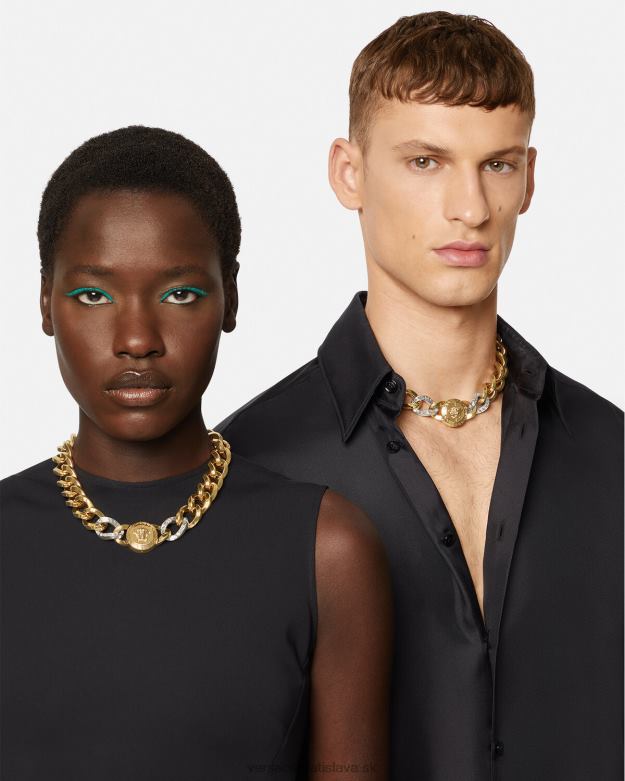 príslušenstvo X8X8P785 Versace medúzový retiazkový náhrdelník zlato ženy