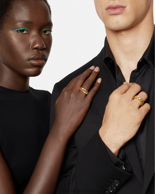 príslušenstvo X8X8P786 Versace medúzový retiazkový krúžok zlato ženy