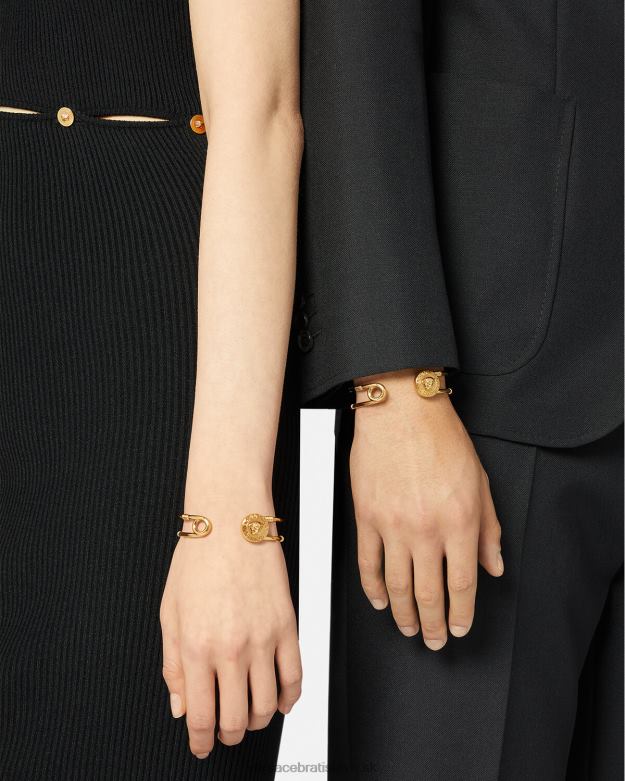 príslušenstvo X8X8P792 Versace náramok s zatváracím špendlíkom zlato ženy