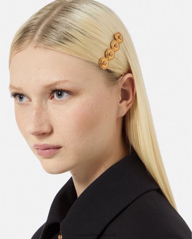príslušenstvo X8X8P797 Versace vľavo medúza hold vlásenka hold zlato ženy