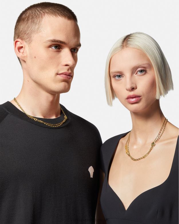 príslušenstvo X8X8P800 Versace náhrdelník s logom medúzy zlato ženy