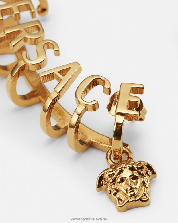 príslušenstvo X8X8P802 Versace manžeta na uši s logom medusa zlato ženy