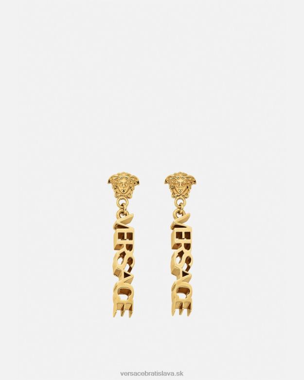 príslušenstvo X8X8P804 Versace Visiace náušnice s logom la medusa zlato ženy