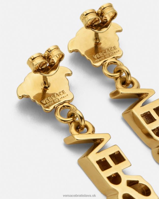 príslušenstvo X8X8P804 Versace Visiace náušnice s logom la medusa zlato ženy