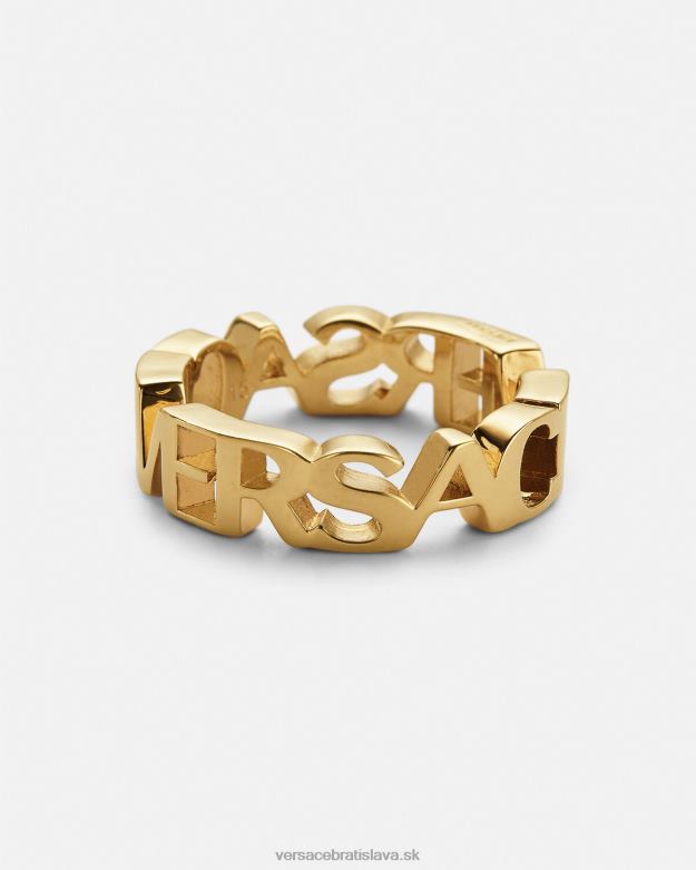 príslušenstvo X8X8P805 Versace prsteň s logom zlato ženy