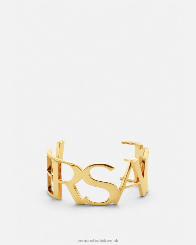 príslušenstvo X8X8P806 Versace manžetový náramok s logom zlato ženy