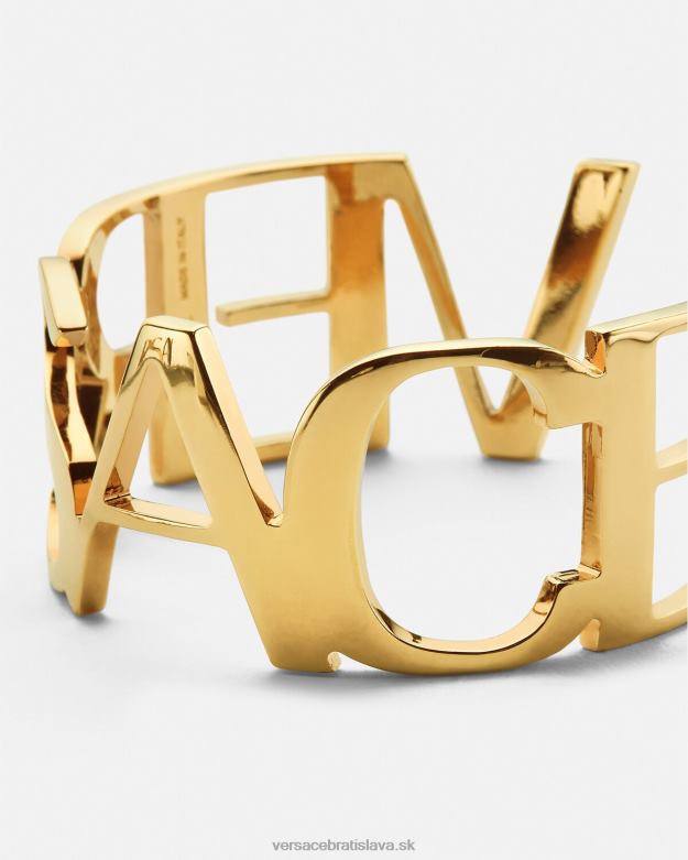 príslušenstvo X8X8P806 Versace manžetový náramok s logom zlato ženy