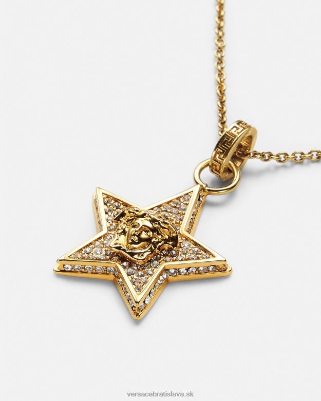 príslušenstvo X8X8P822 Versace krištáľový náhrdelník galaxie zlato ženy