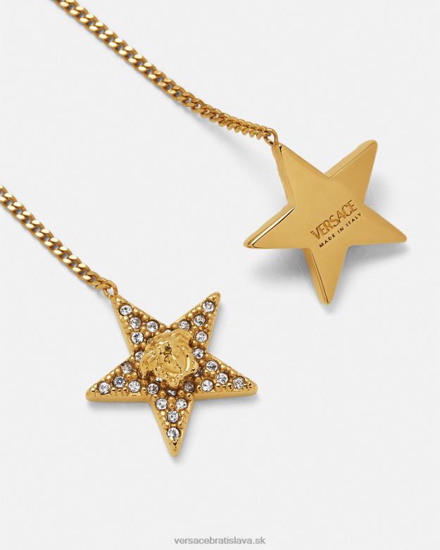 príslušenstvo X8X8P824 Versace náušnice z krištáľovej galaxie zlato ženy
