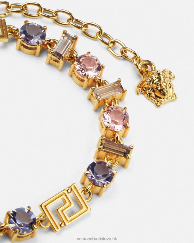 príslušenstvo X8X8P839 Versace krištáľový grécky náramok jedna farba ženy