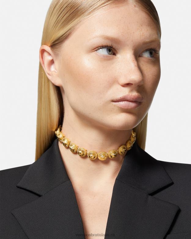 príslušenstvo X8X8P844 Versace medusa biggie choker zlato ženy