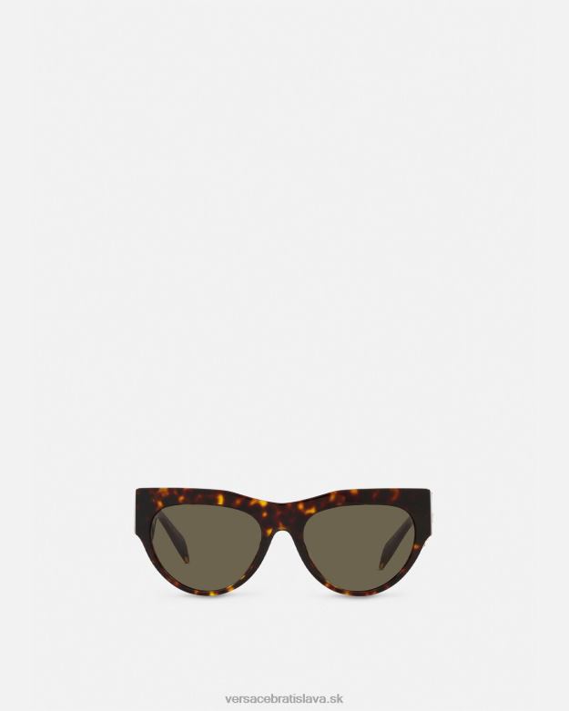 príslušenstvo X8X8P604 Versace okrídlené medúzové slnečné okuliare havana ženy