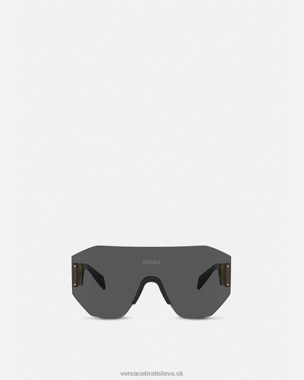 príslušenstvo X8X8P607 Versace maskové slnečné okuliare medusa \'95 čierna ženy