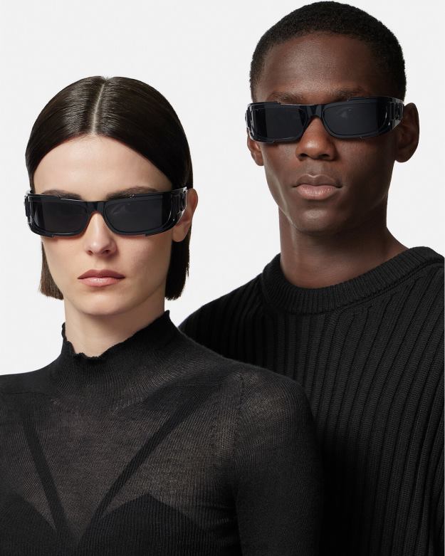 príslušenstvo X8X8P611 Versace slnečné okuliare medusa biggie shield čierna ženy