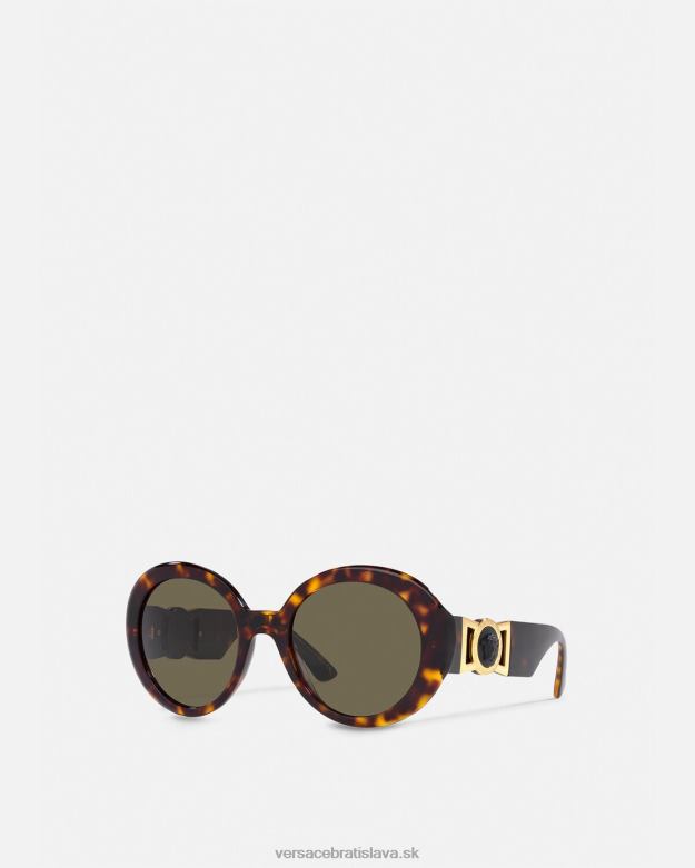 príslušenstvo X8X8P655 Versace Medusa motýľ slnečné okuliare dodatočné fit havana ženy