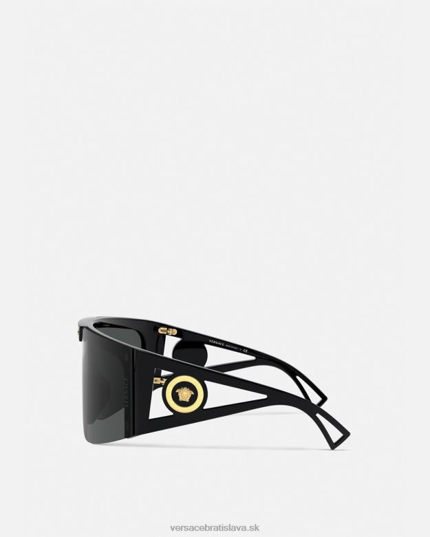 príslušenstvo X8X8P670 Versace slnečné okuliare medusa icon shield čierna ženy