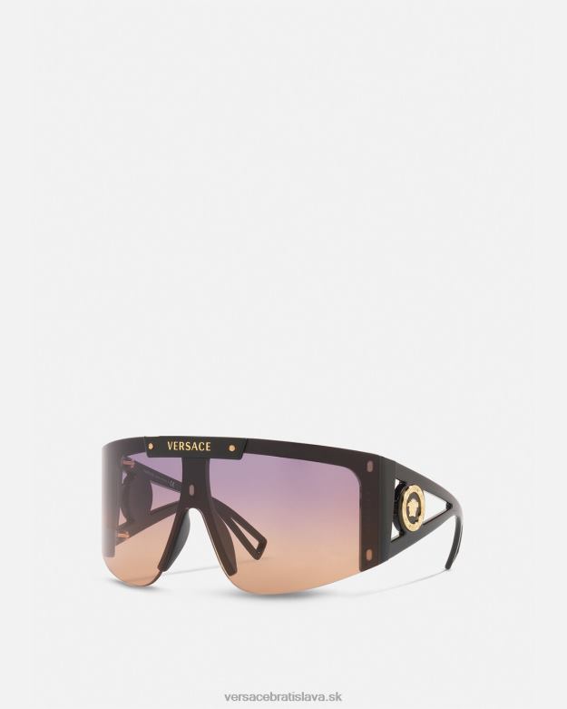 príslušenstvo X8X8P670 Versace slnečné okuliare medusa icon shield čierna ženy