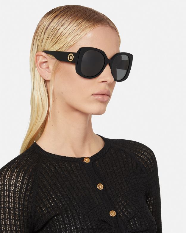 príslušenstvo X8X8P672 Versace štvorcové slnečné okuliare medusa icon čierna ženy