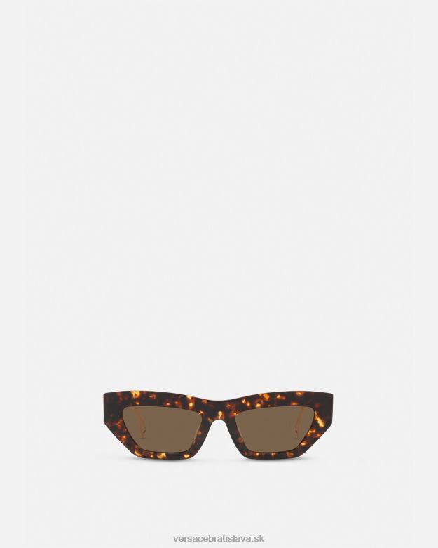 príslušenstvo X8X8P689 Versace Slnečné okuliare s vintage logom z 90. rokov havana a zlato ženy