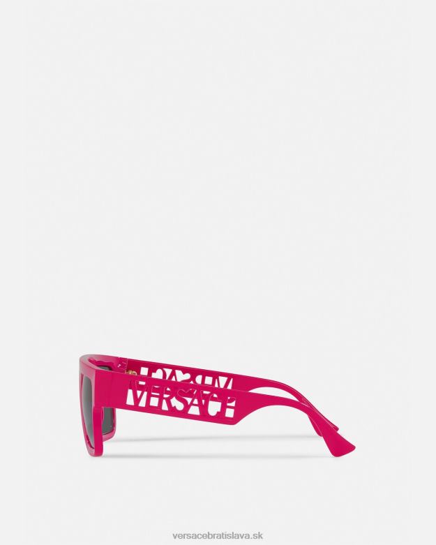 príslušenstvo X8X8P690 Versace Vintage slnečné okuliare s logom 90. rokov fuchsiová ženy
