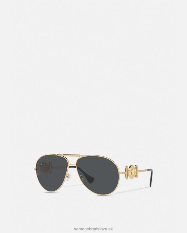 príslušenstvo X8X8P695 Versace pilotné slnečné okuliare medusa biggie zlato ženy