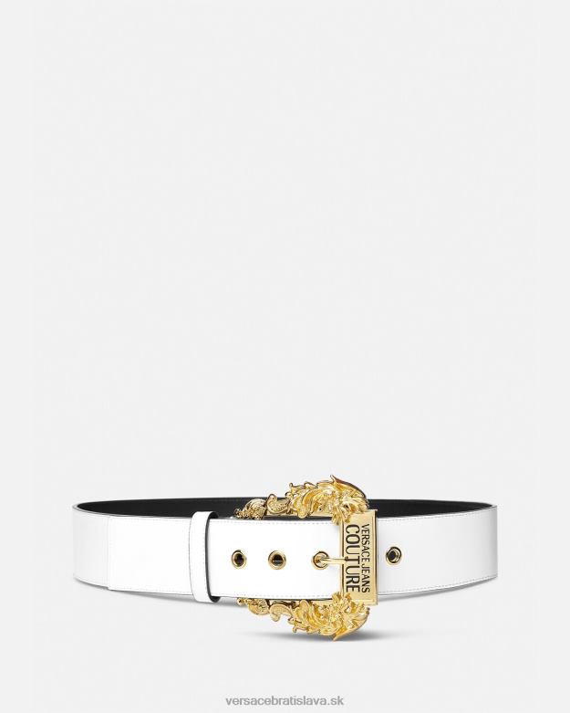 príslušenstvo X8X8P2324 Versace široký couture1 pás biely ženy