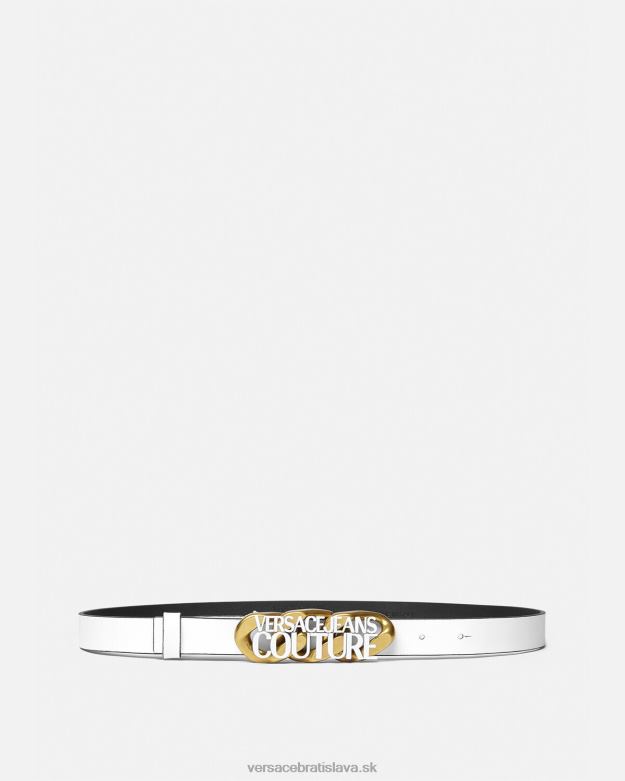 príslušenstvo X8X8P2329 Versace retiazkový pás s logom biely ženy