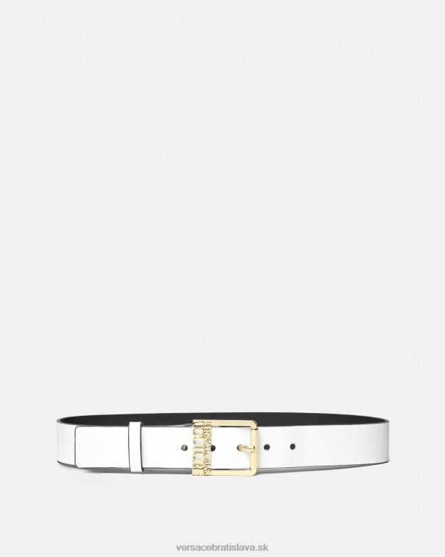 príslušenstvo X8X8P2332 Versace pás s logom biely ženy