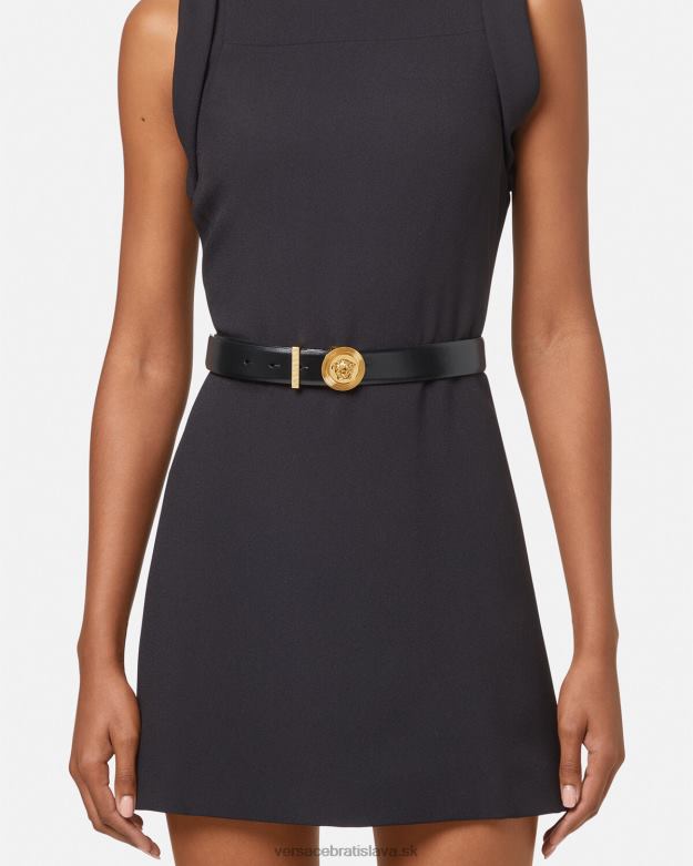 príslušenstvo X8X8P531 Versace kožený opasok medusa biggie čierna ženy