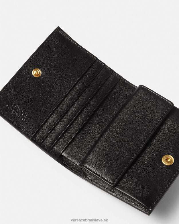 príslušenstvo X8X8P559 Versace greca goddess bifold peňaženka čierna ženy