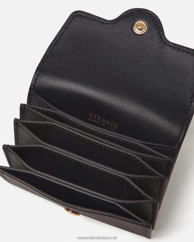 príslušenstvo X8X8P572 Versace držiteľ karty la medusa čierna ženy