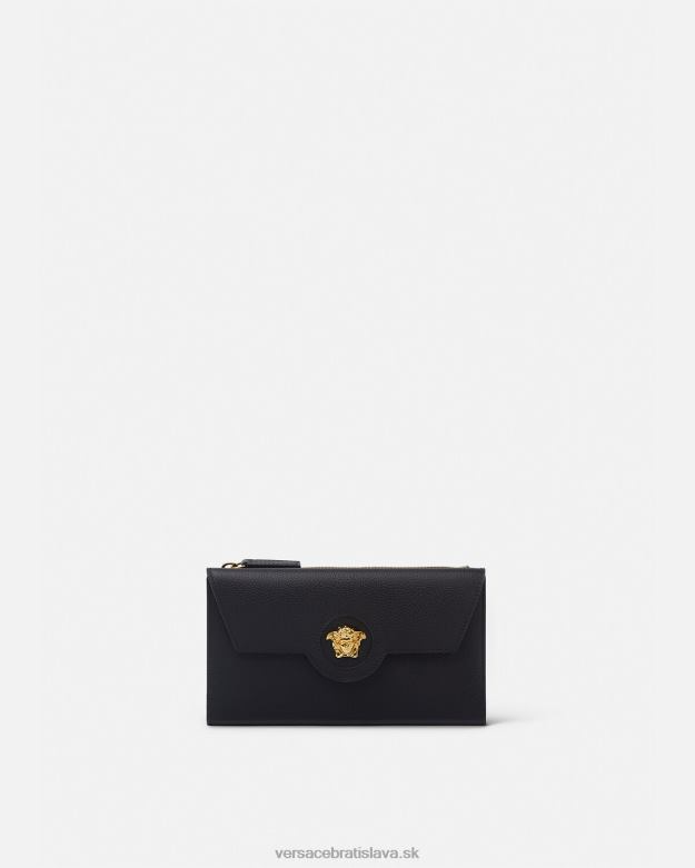príslušenstvo X8X8P574 Versace la medusa dlhá peňaženka čierna ženy
