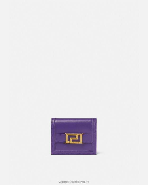 príslušenstvo X8X8P578 Versace greca goddess bifold peňaženka fialový ženy