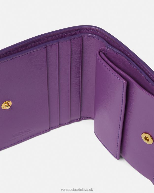 príslušenstvo X8X8P578 Versace greca goddess bifold peňaženka fialový ženy