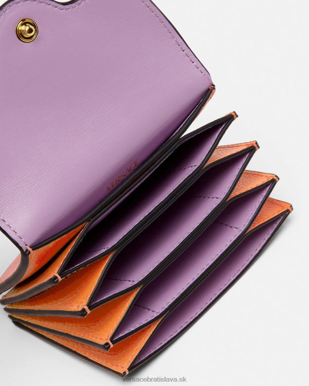príslušenstvo X8X8P581 Versace držiteľ karty la medusa oranžová ženy