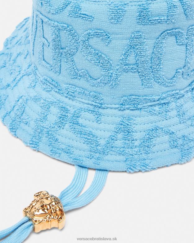 príslušenstvo X8X8P858 Versace celoplošný klobúk na uteráky svetlo modrá ženy