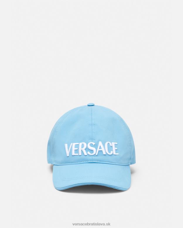 príslušenstvo X8X8P872 Versace baseballová čiapka s logom svetlo modrá ženy
