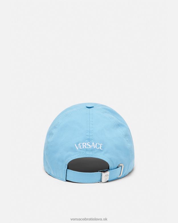 príslušenstvo X8X8P872 Versace baseballová čiapka s logom svetlo modrá ženy