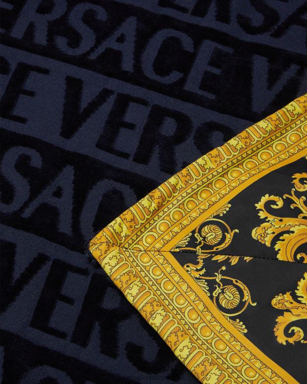 spodná bielizeň a plážové oblečenie X8X8P1200 Versace i baroková plážová osuška Modrá ženy