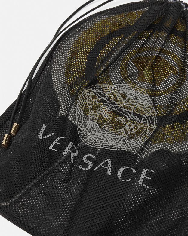 spodná bielizeň a plážové oblečenie X8X8P1204 Versace Súprava plážových rakiet crete de fleur čierna ženy